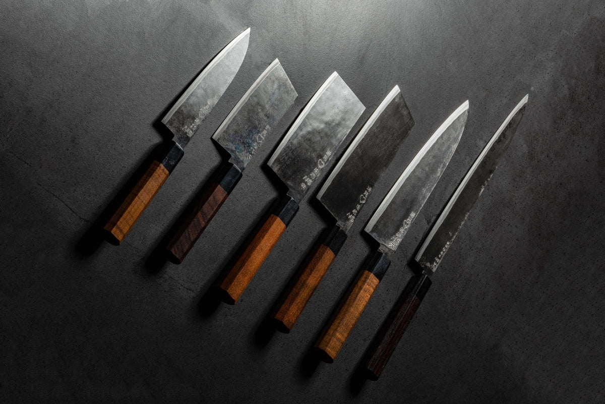 Acheter Couteau utilitaire 5.7 '', petit couteau fait à la main japonais  AUS-10 3 couches en acier, Chefs japonais, couteau d'office de cuisine  GRANDSHARP
