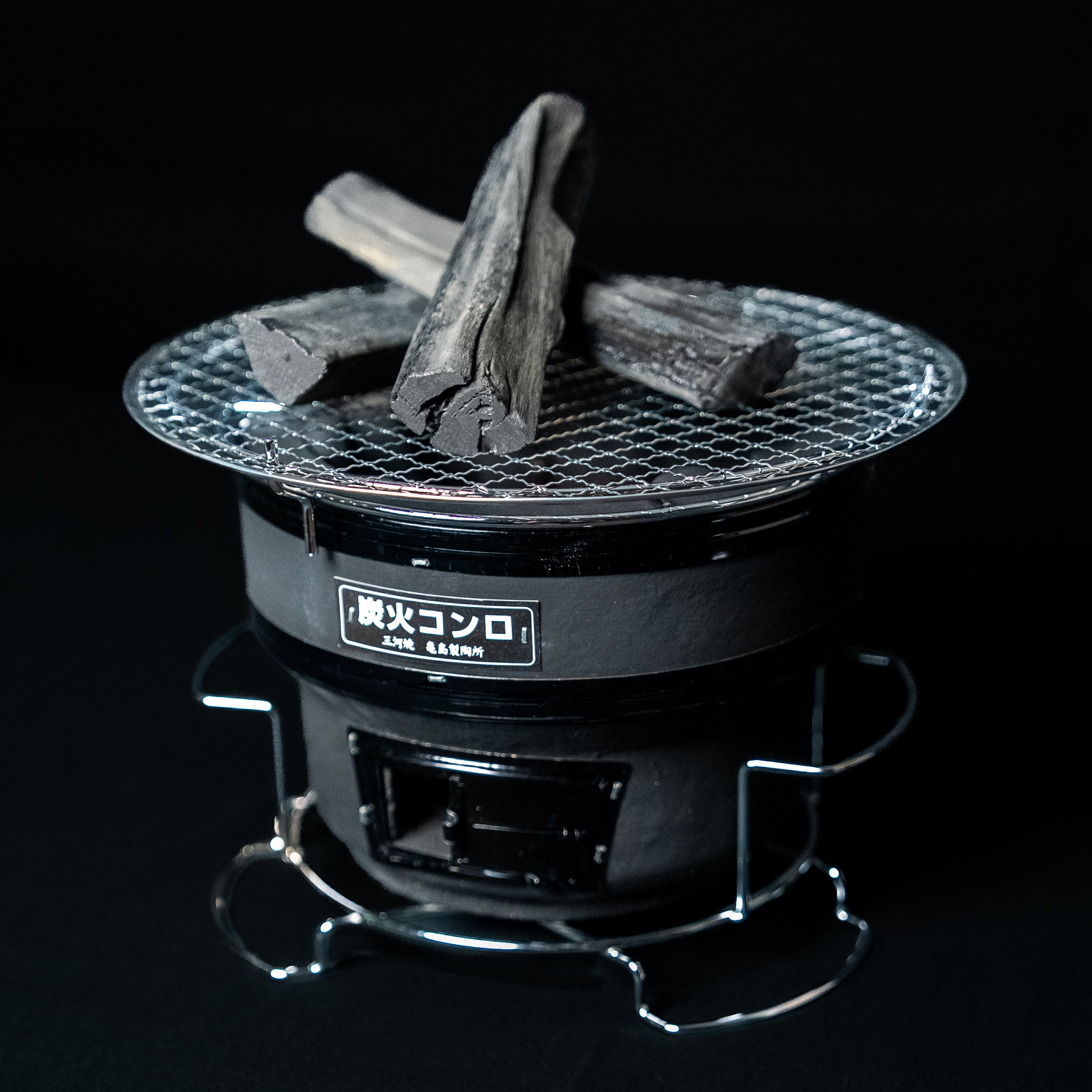 Komon Mikawayaki Shichirin Juju Noir