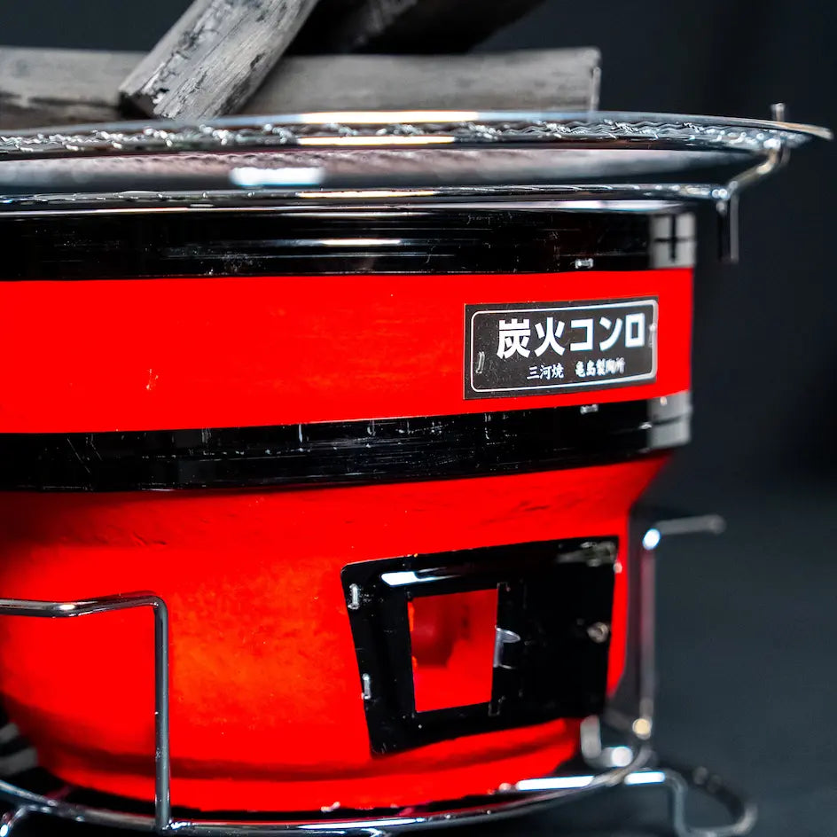 Komon Mikawayaki Shichirin Juju Red