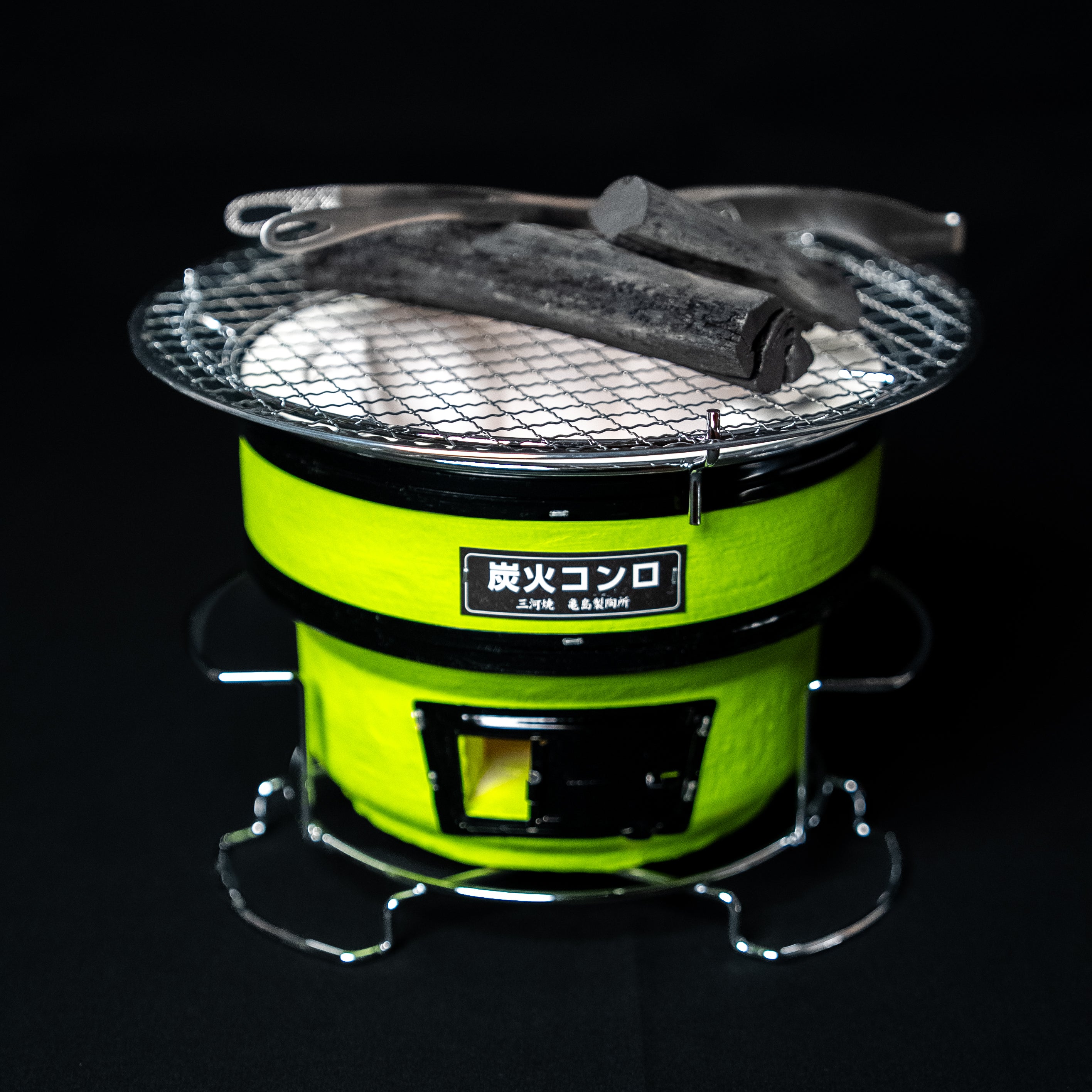 Komon Mikawayaki Shichirin Juju Vert