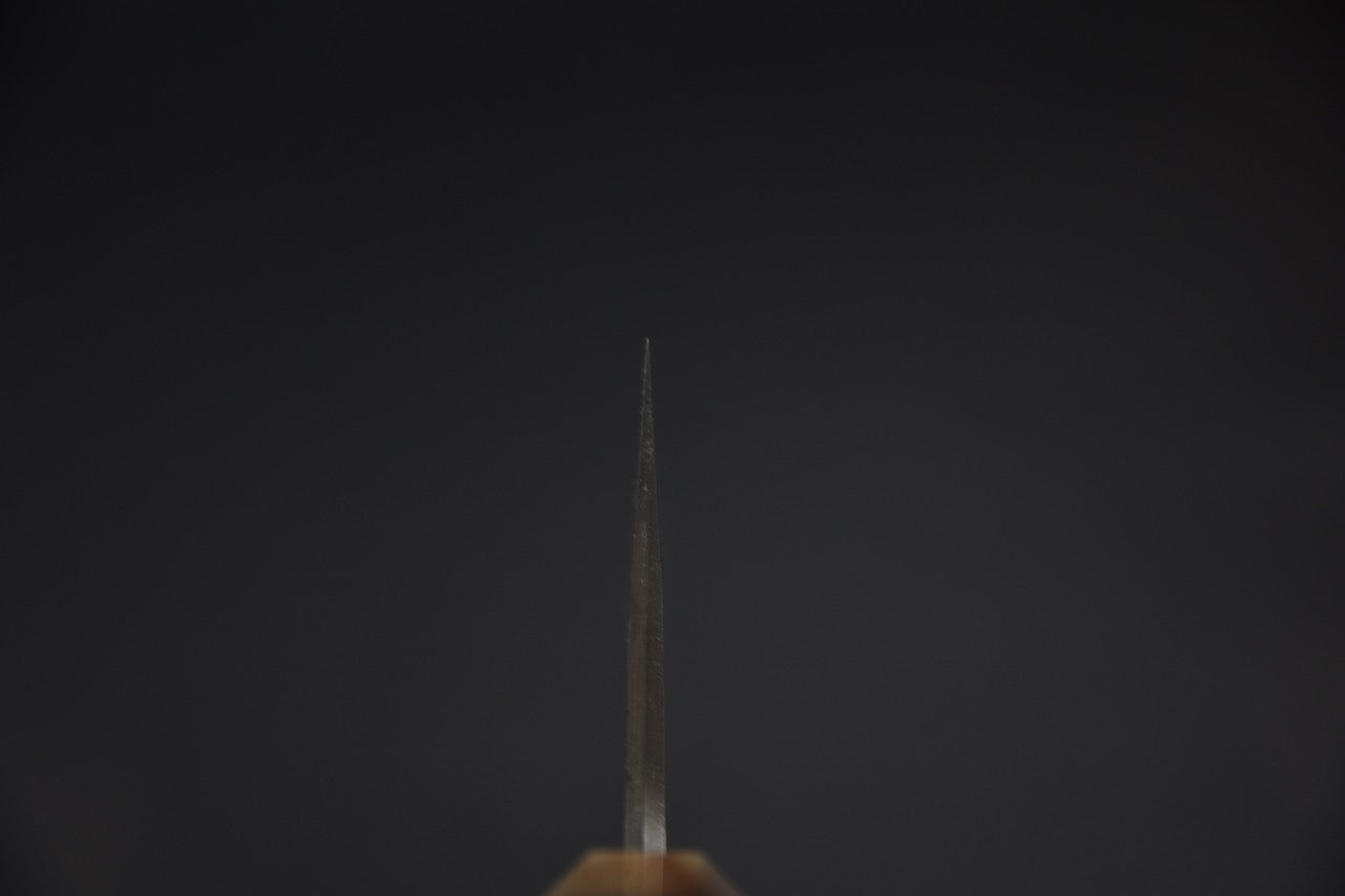 Masuda Yoshihide Aogami #1 Damascus Kurouchi Gyuto 240mm Ébène