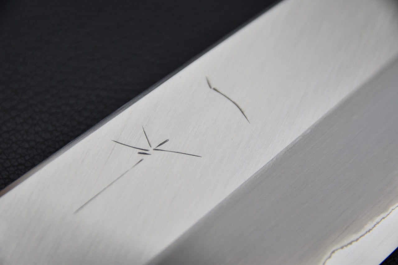 Hitohira Togashi Aogami #1 Stainless Clad Migaki Gyuto 270mm Ziricote