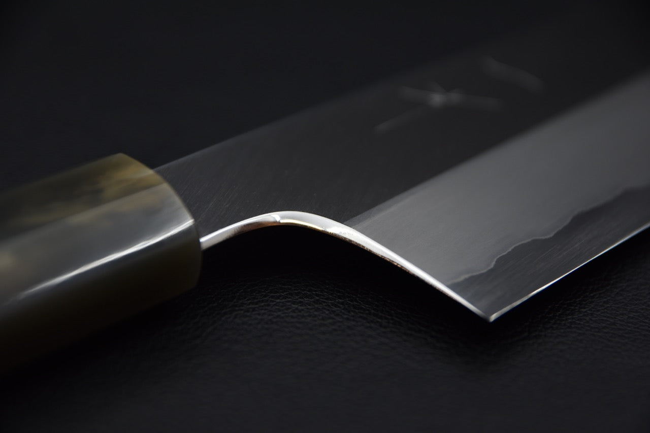 Hitohira Togashi Aogami #1 Stainless Clad Migaki Gyuto 270mm Ziricote