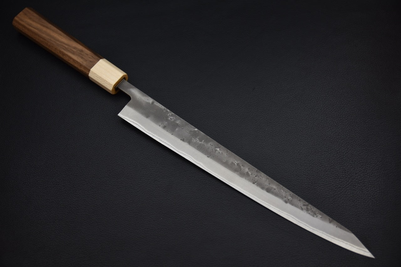 Hitohira TD sujihiki 270 mm couteau japonais — vue complète profil droit