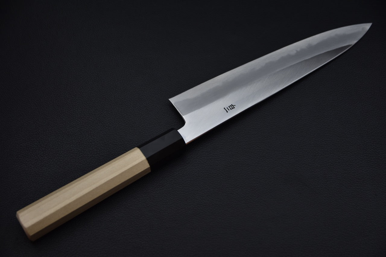 Hitohira Tanaka Ren Shirogami #2 Gyuto 210mm Ho