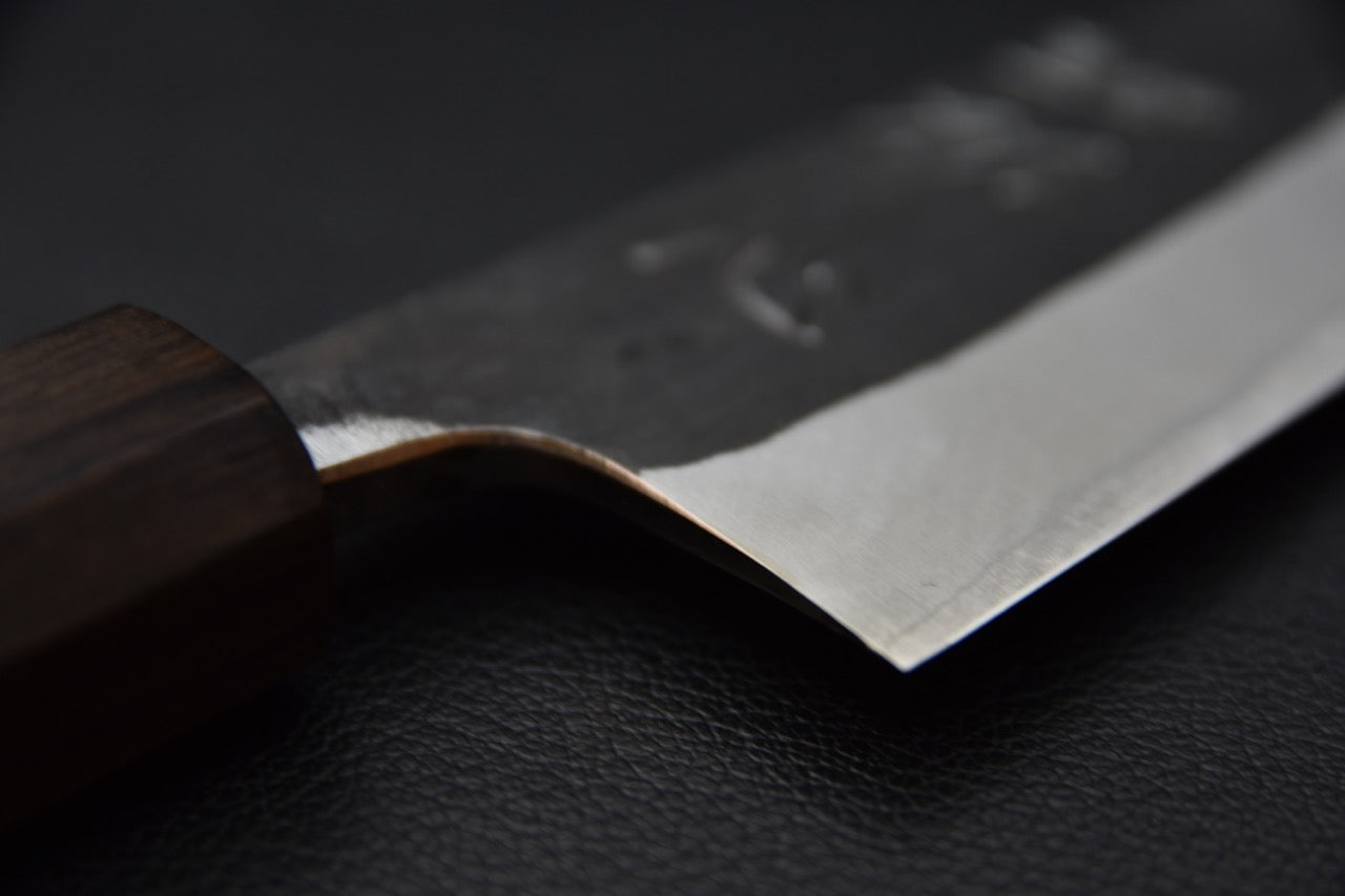 Hatsukokoro Kurokaze Shirogami #2 Kurouchi Gyuto 180mm