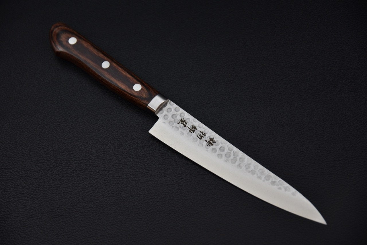 Hitohira Imojiya HG Tsuchime Petty 135mm Mahogany imitation
