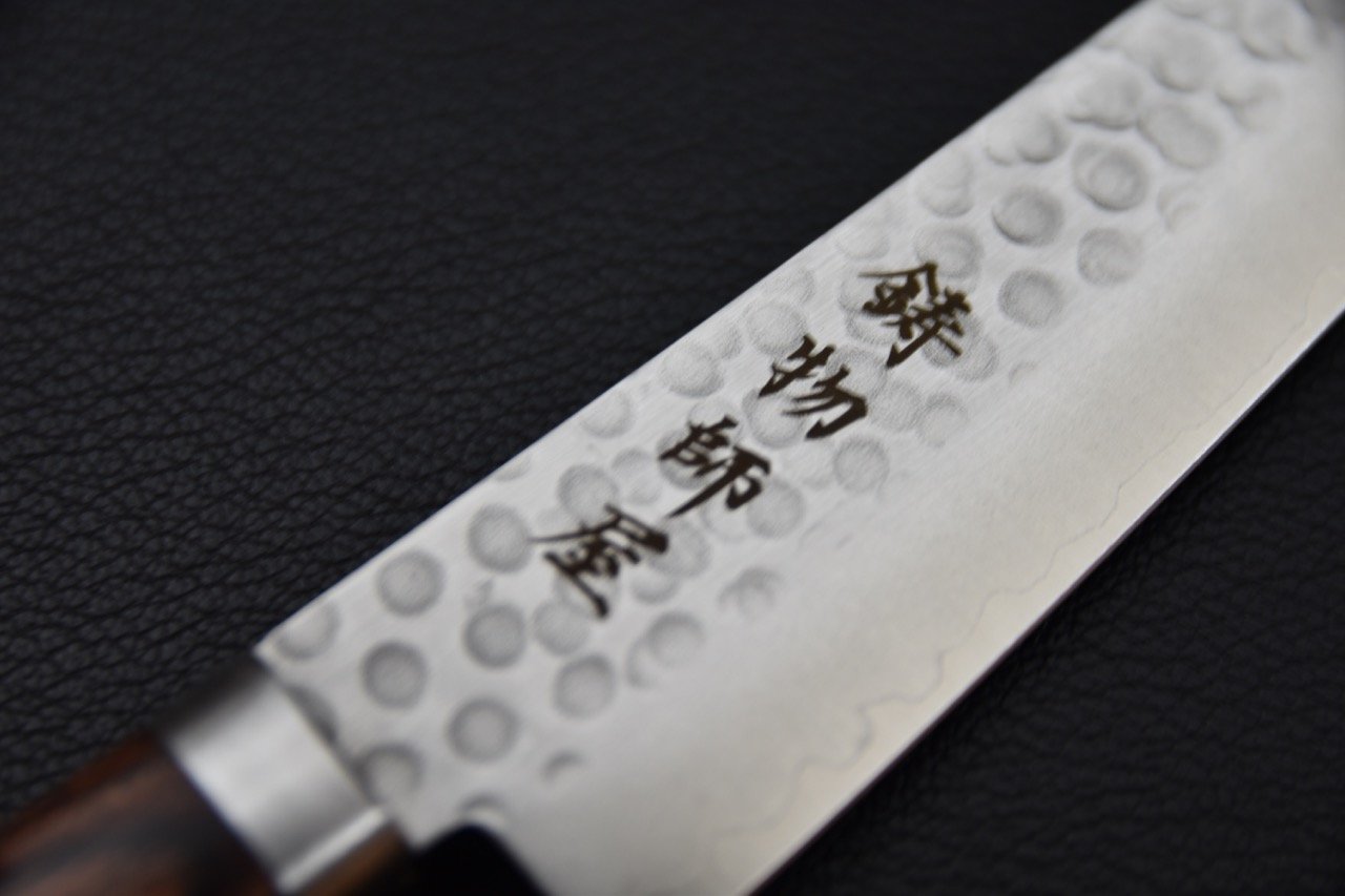 Hitohira Imojiya HG Tsuchime Petty 135mm Mahogany imitation