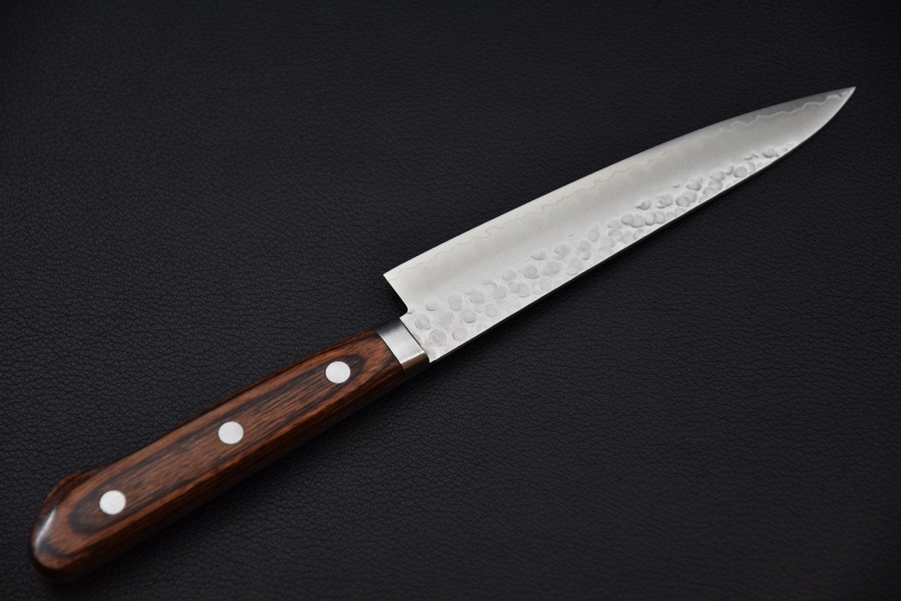 Hitohira Imojiya HG Tsuchime Petty 135mm Mahogany imitation