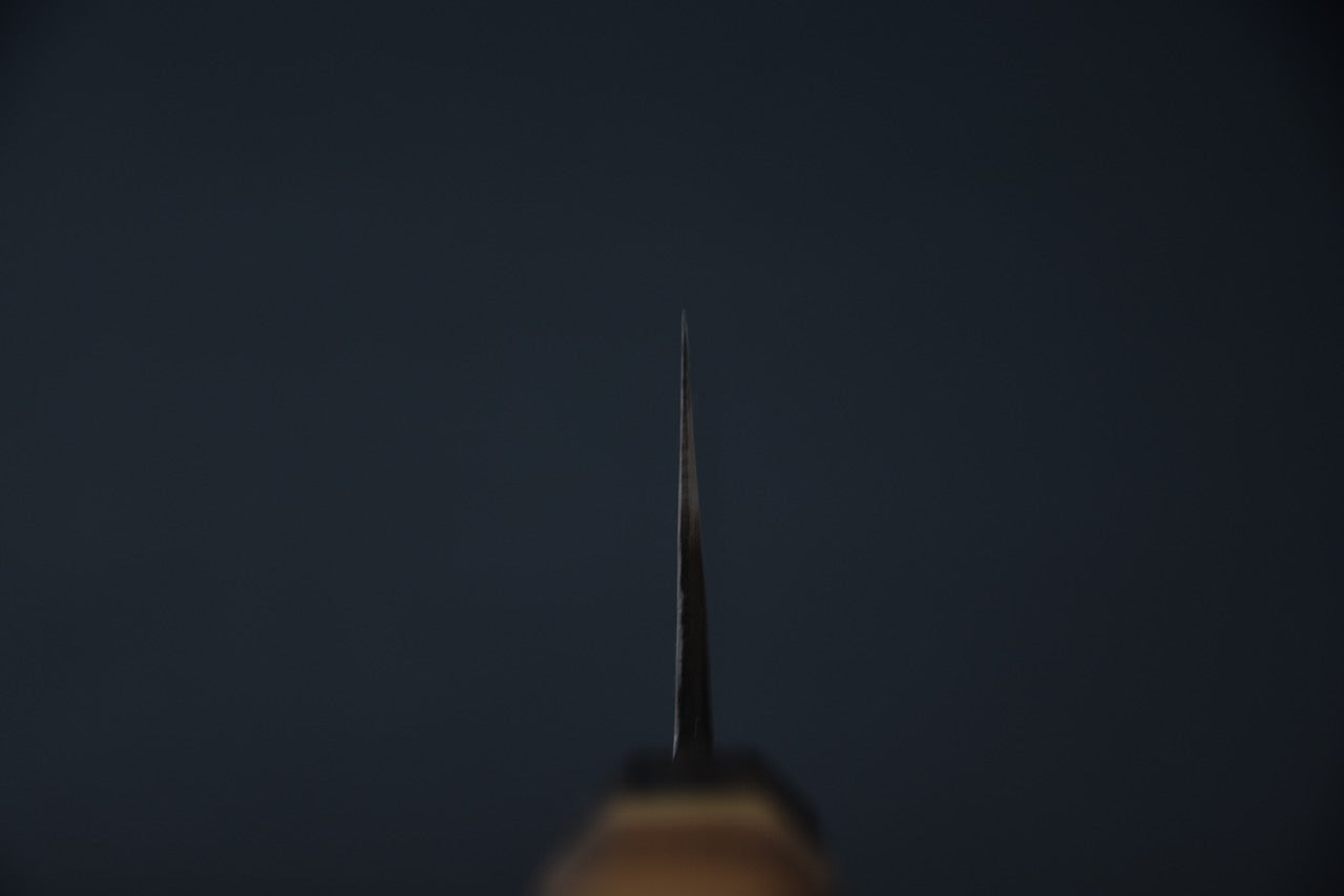 Hitohira Echizen NB Shirogami #2 Kurouchi Damascus Santoku 170mm Walnut