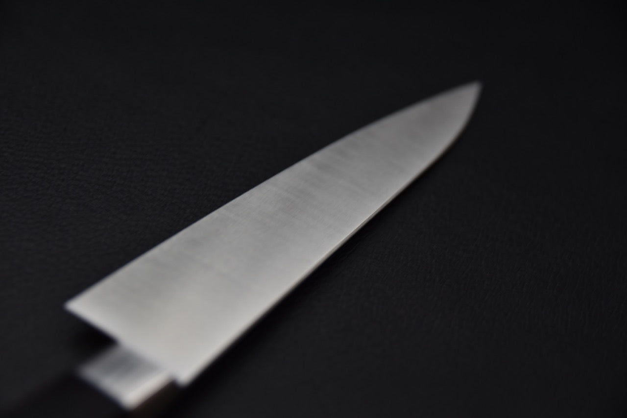 Couteau japonais Petty Hitohira Ashi avec lame en acier inoxydable, vue du profil gauche