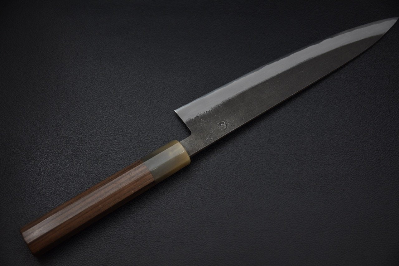 Couteau Gyuto 240mm Hitohira Hinode avec lame en acier Nashiji et manche en bois Taihei 