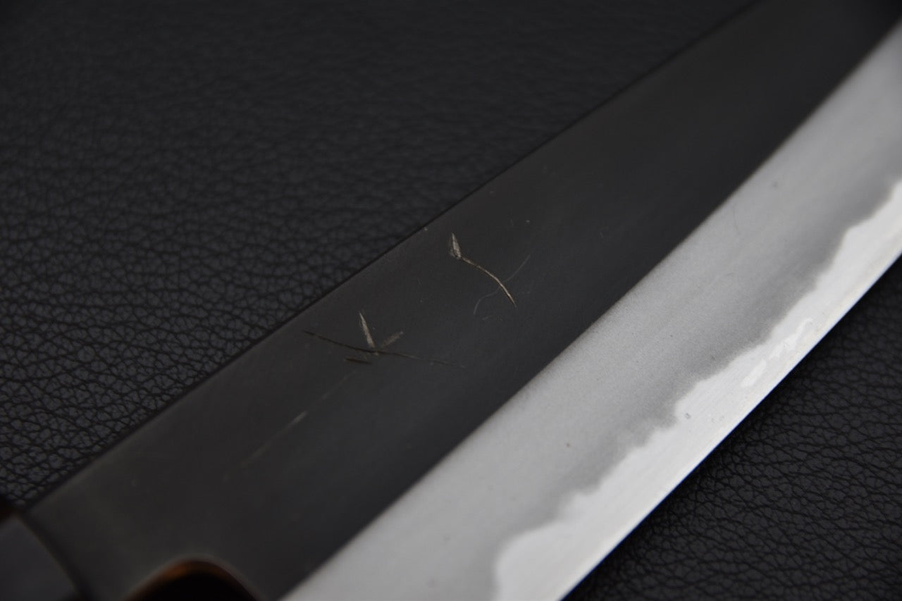 Hitohira Tanaka Kyuzo Aogami #1 Kurouchi Petty 165mm Cedar