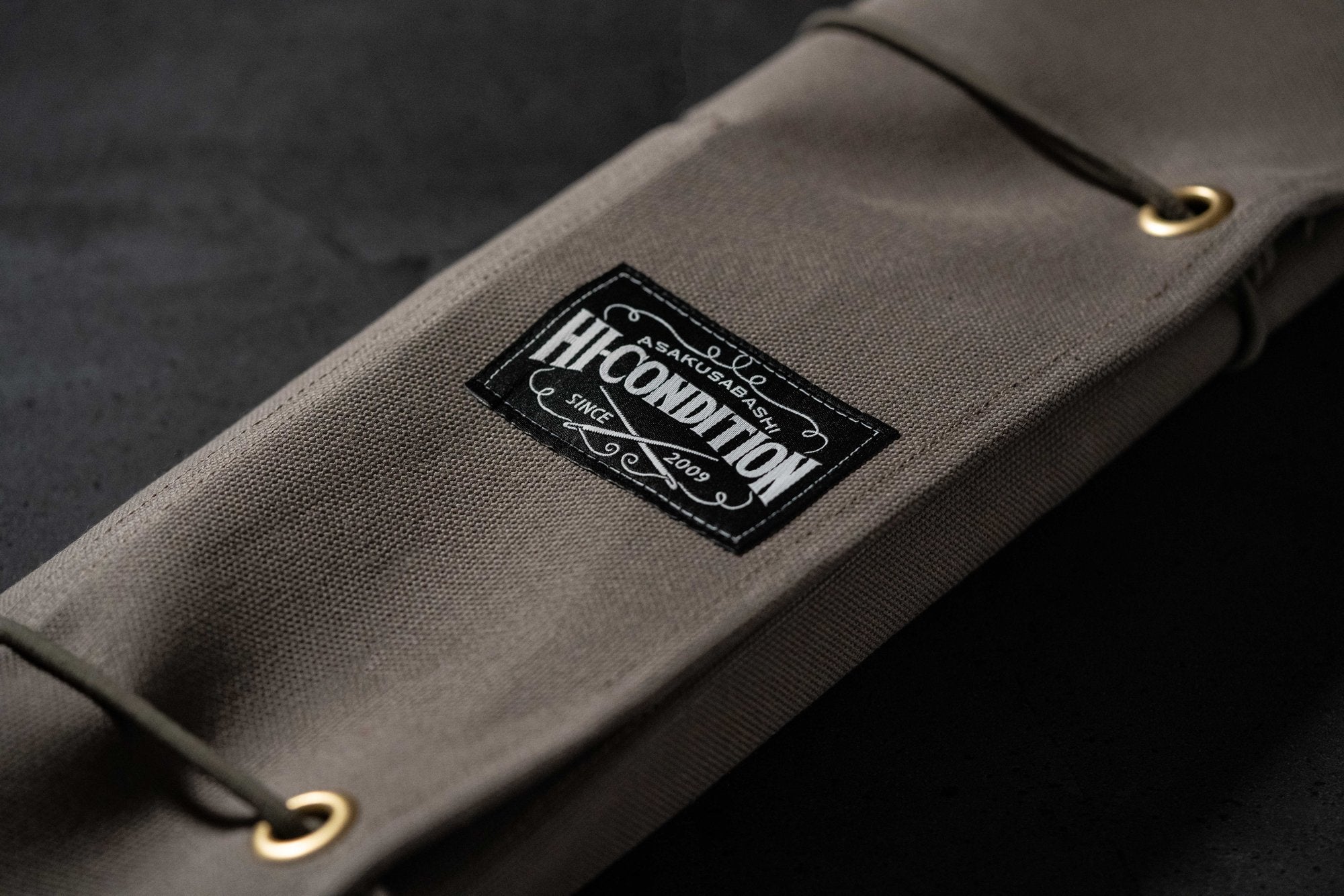 HI-CONDITION Hanpu Rouleau 6 Pochettes Gris Foncé