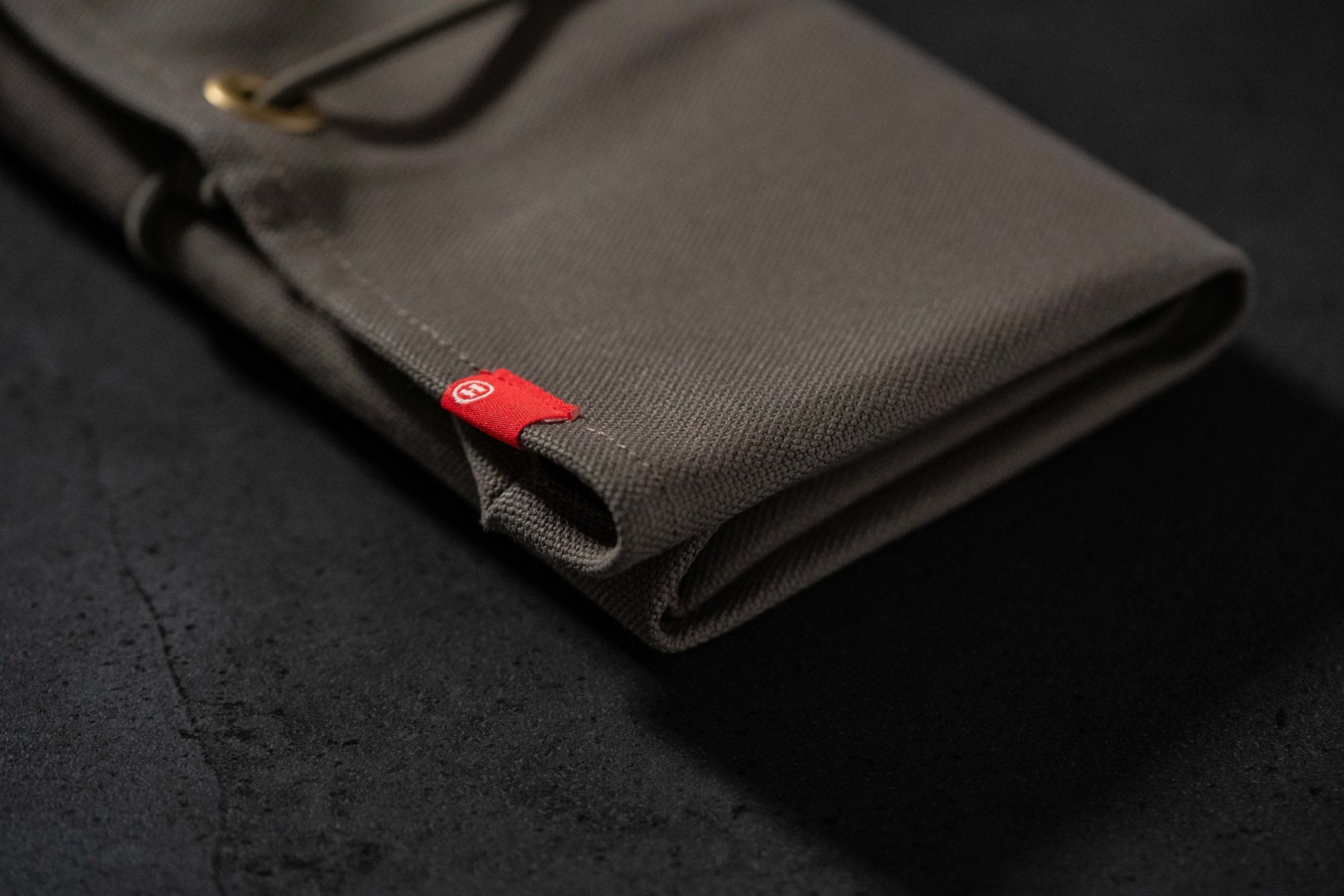 HI-CONDITION Hanpu Rouleau 6 Pochettes Gris Foncé