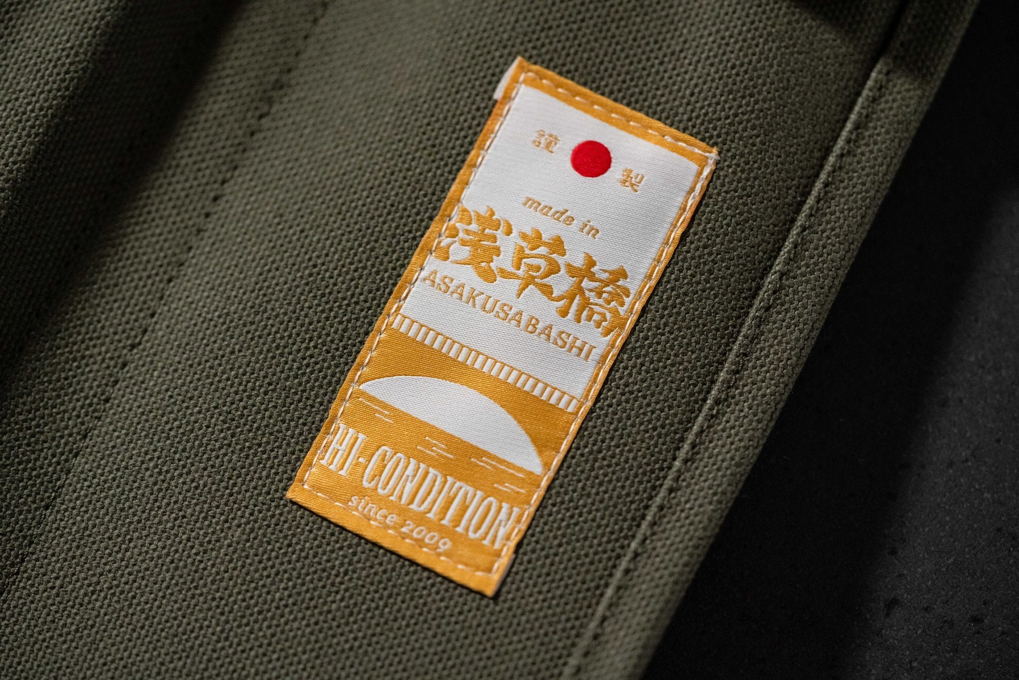 HI-CONDITION Hanpu Rouleau 6 Pochettes Kaki