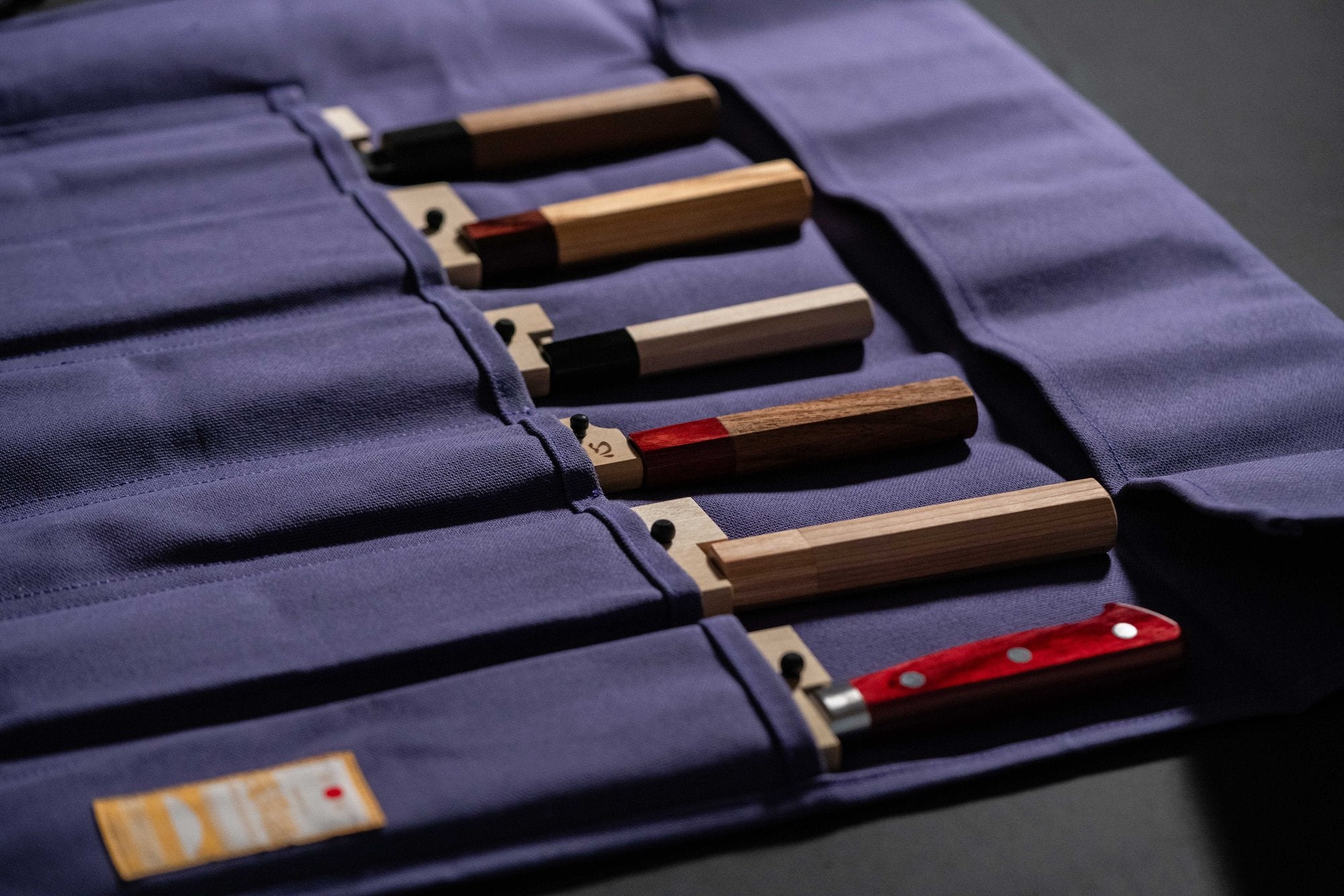 HI-CONDITION Hanpu Rouleau 6 Pochettes Violet