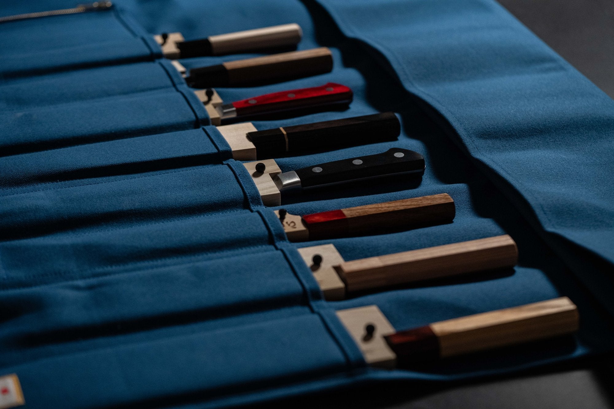 HI-CONDITION Hanpu Rouleau 9 Pochettes Tetsukon Bleu Métalique