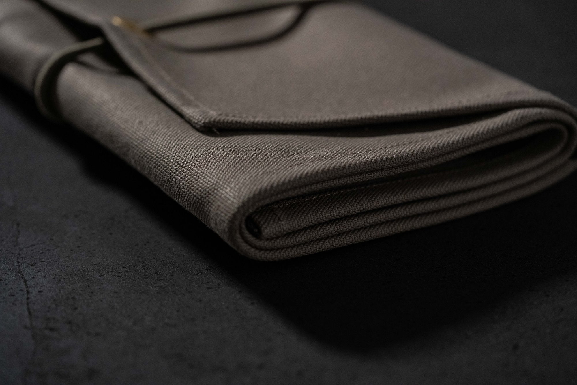 HI-CONDITION Hanpu Rouleau 9 Pochettes Gris Foncé