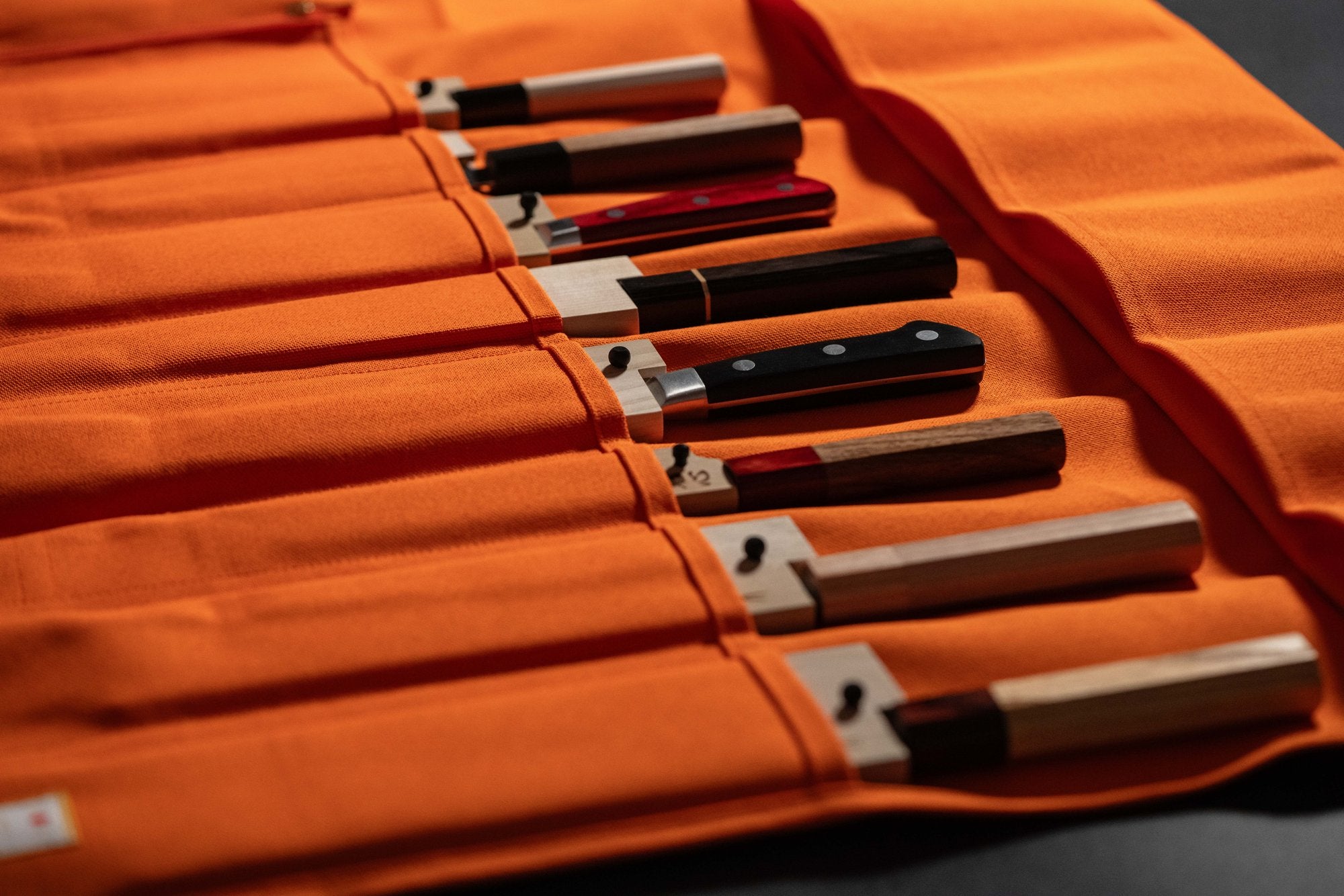 HI-CONDITION Hanpu Rouleau 9 Pochettes Orange