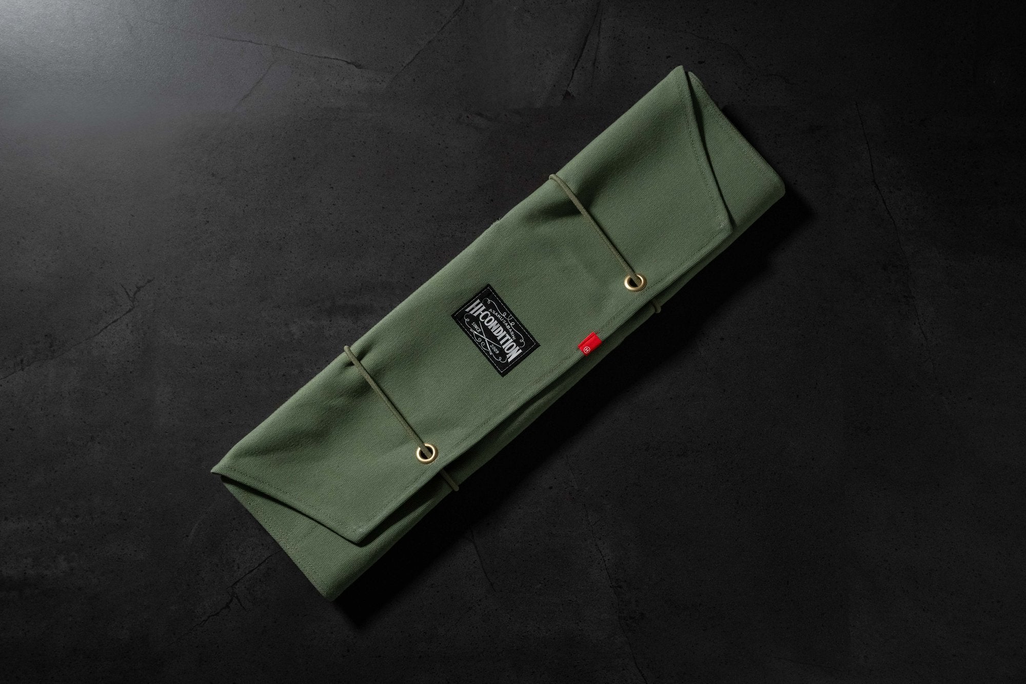 HI-CONDITION Hanpu Rouleau 9 Pochettes Vert Poudré