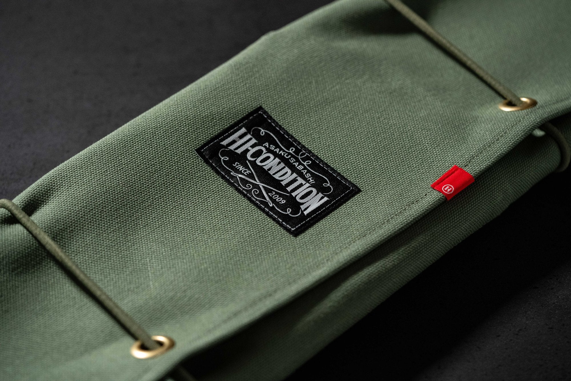 HI-CONDITION Hanpu Rouleau 9 Pochettes Vert Poudré