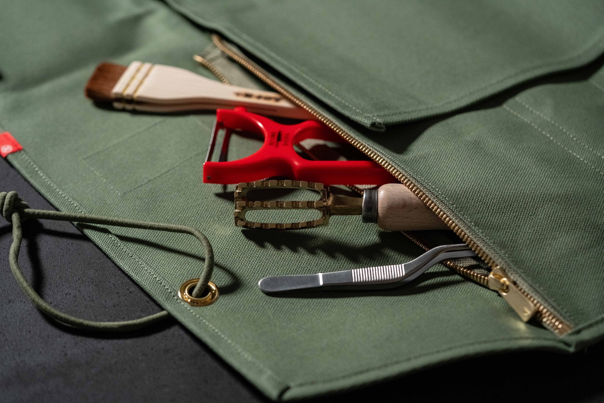 HI-CONDITION Hanpu Rouleau 9 Pochettes Vert Poudré