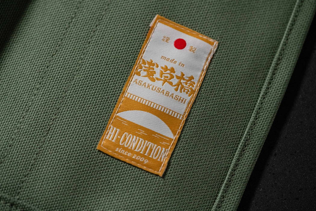 HI-CONDITION Hanpu 9 Pockets Roll Dusty Green