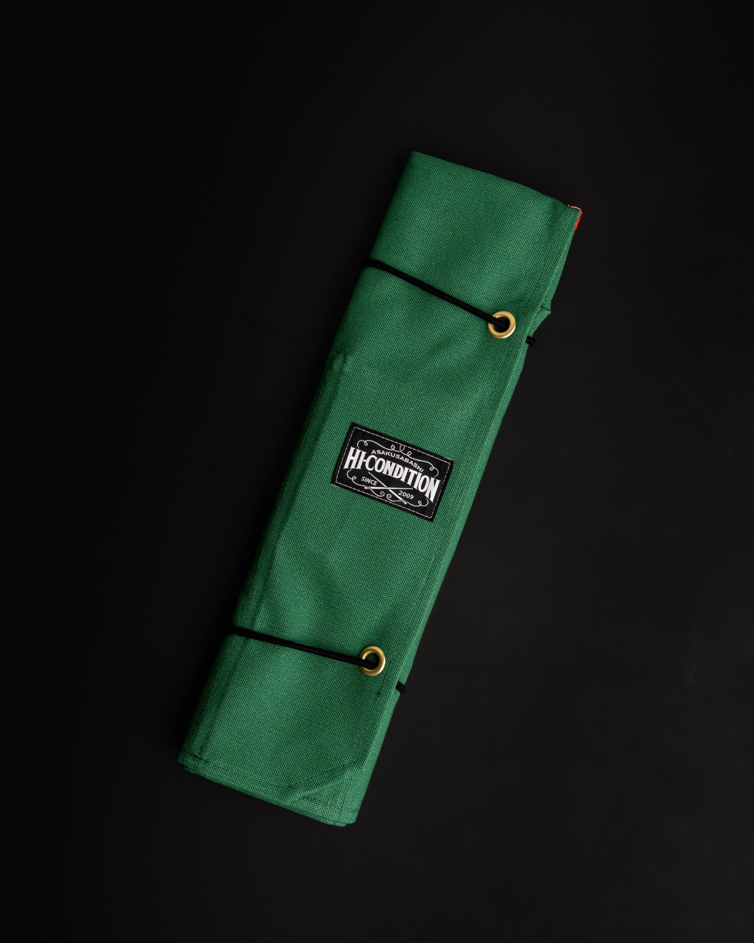 HI-CONDITION Hanpu Knife Roll 9 Pockets Green Stay Sharp