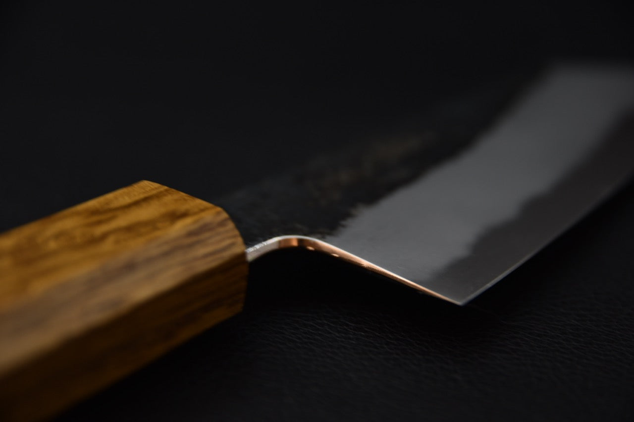 Hado Sumi Shirogami #2 Ko Bunka 135mm Burnt Oak