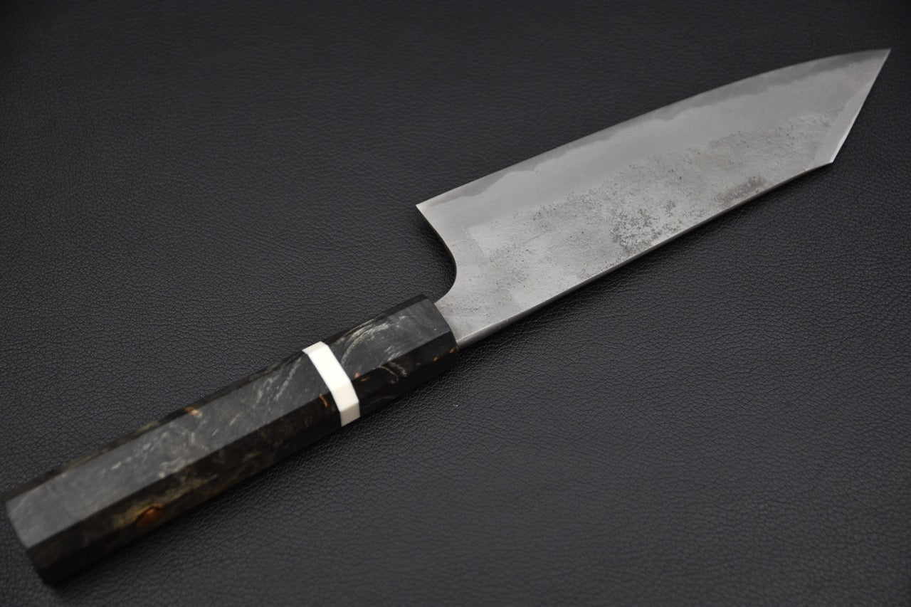 Hatsukokoro Aogami #2 Nashiji Damascus Gyuto 240mm Birch Wood