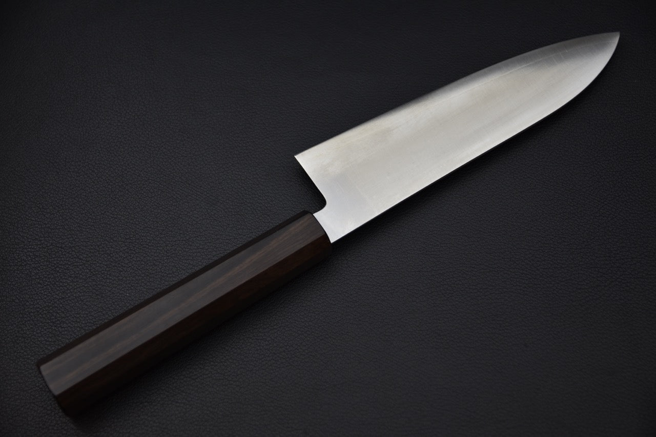 Hatsukokoro Hayabusa Ginsan Migaki Santoku Ébène