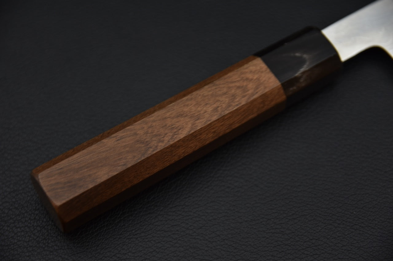 Hatsukokoro Komorebi Aogami #1 Damascus Petty 150mm Walnut