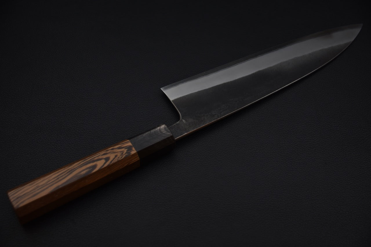 Hatsukokoro Kurokaze Shirogami #2 Gyuto 210mm Tagayasan