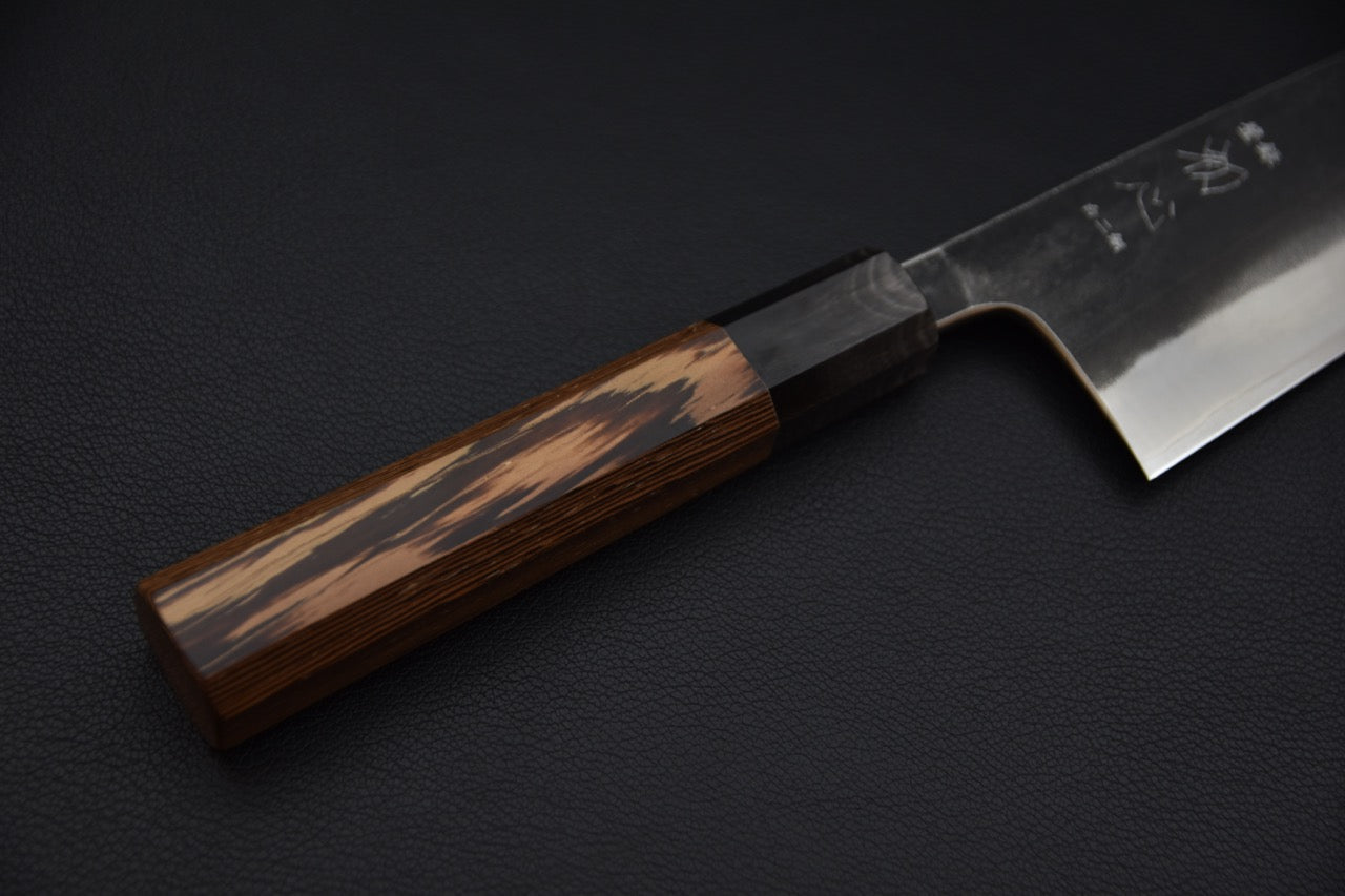 Hatsukokoro Kurokaze Shirogami #2 Gyuto 210mm Tagayasan