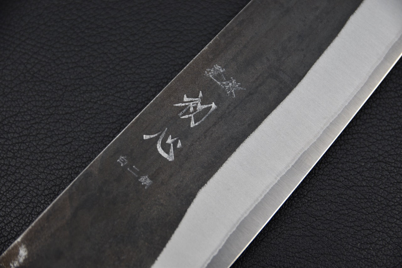 Hatsukokoro Kurokaze Shirogami #2 Kurouchi Gyuto 180mm