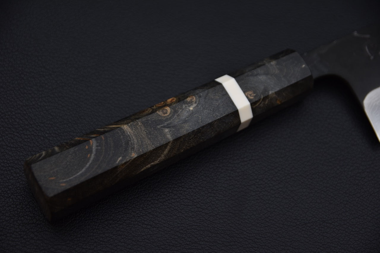 Hatsukokoro Shinkiro Aogami Super Damascus Kurouchi Bunka Bouleau