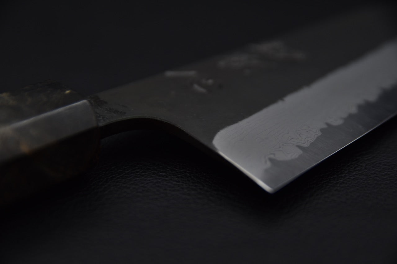 Hatsukokoro Shinkiro Aogami Super Damascus Kurouchi Bunka Bouleau