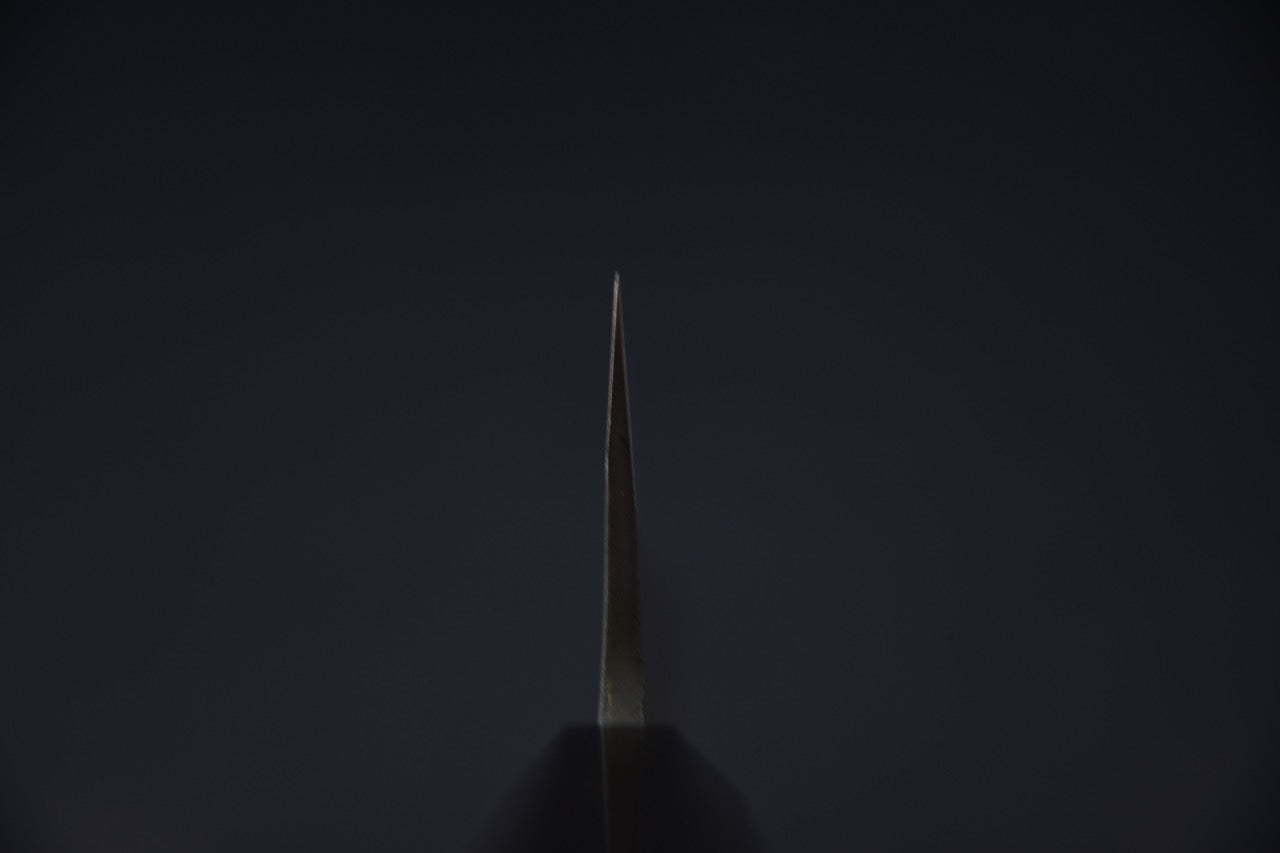 Hatsukokoro Shinkiro Aogami Super Gyuto Kiritsuke Damascus Kurouchi 240mm Ébène