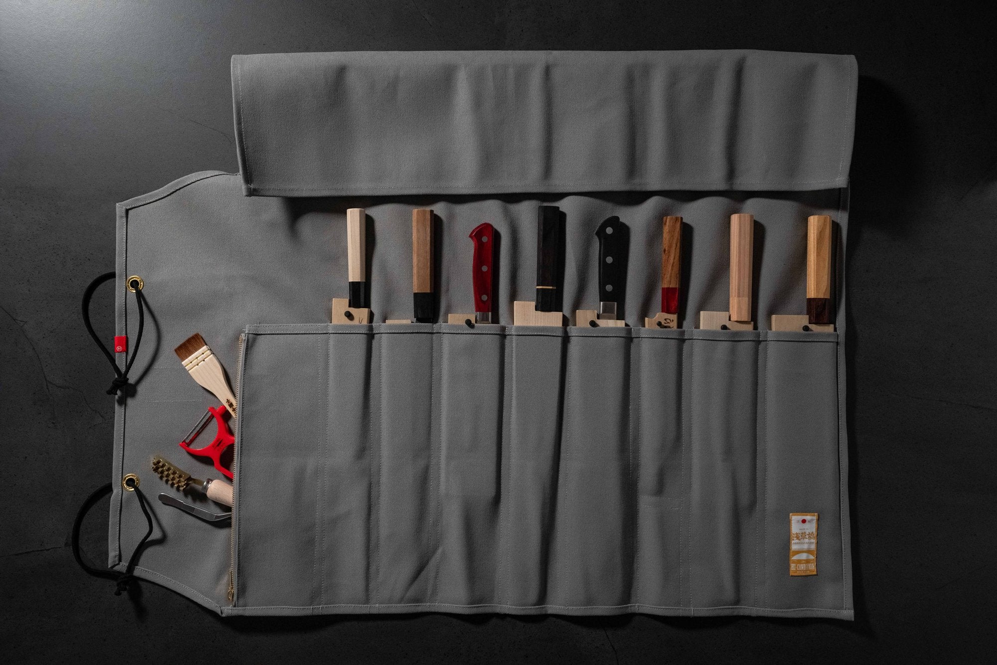 HI-CONDITION Hanpu 9 Pockets Roll Grey