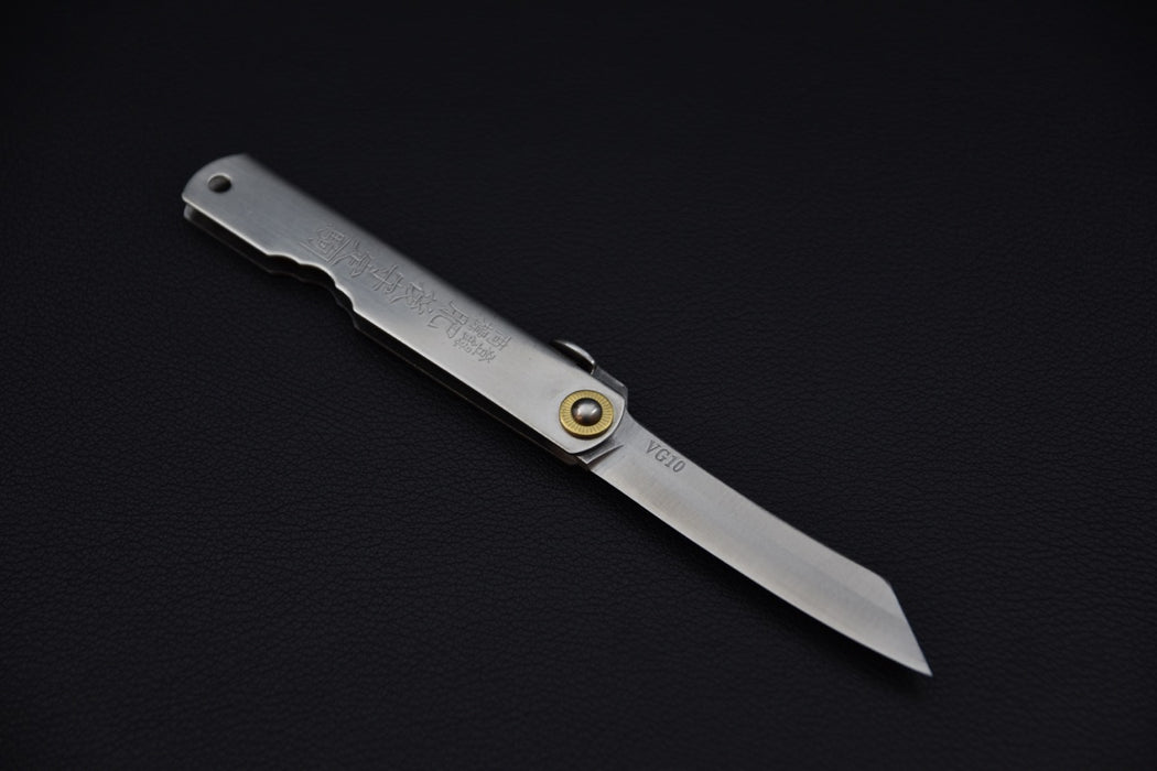 Couteau à cran d'arrêt - HIGONOKAMI - VG-10 Acier inoxydable