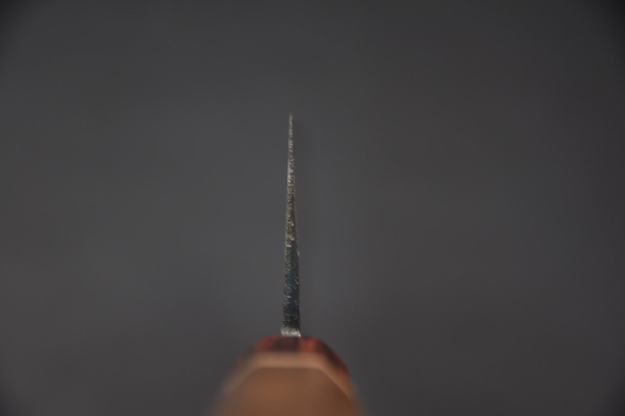 Hitohira Echizen NB Shirogami #2 Kurouchi Damascus Nakiri 165mm Walnut