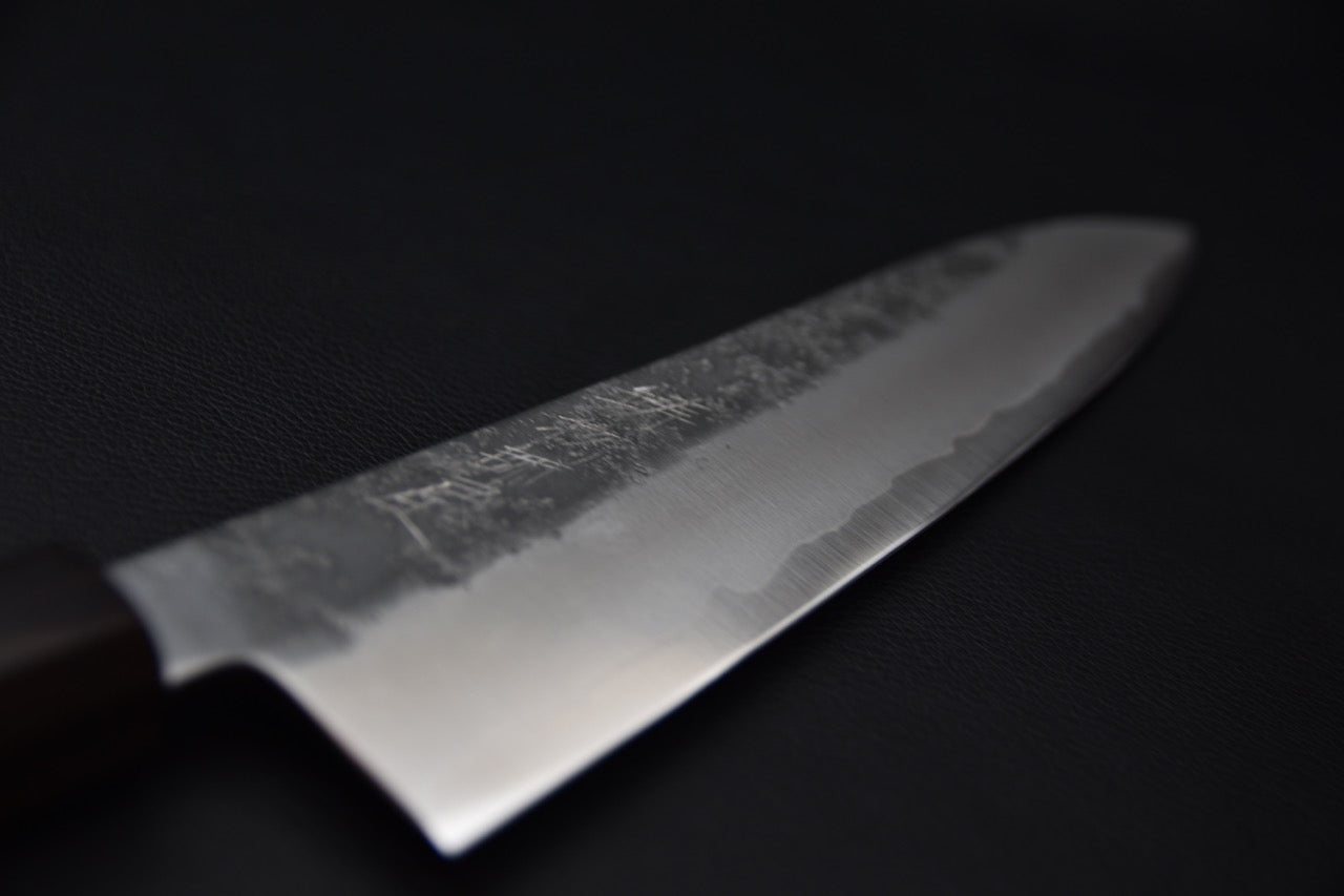 Hitohira Imojiya TH Ginsan Nashiji Gyuto 210mm Ebony