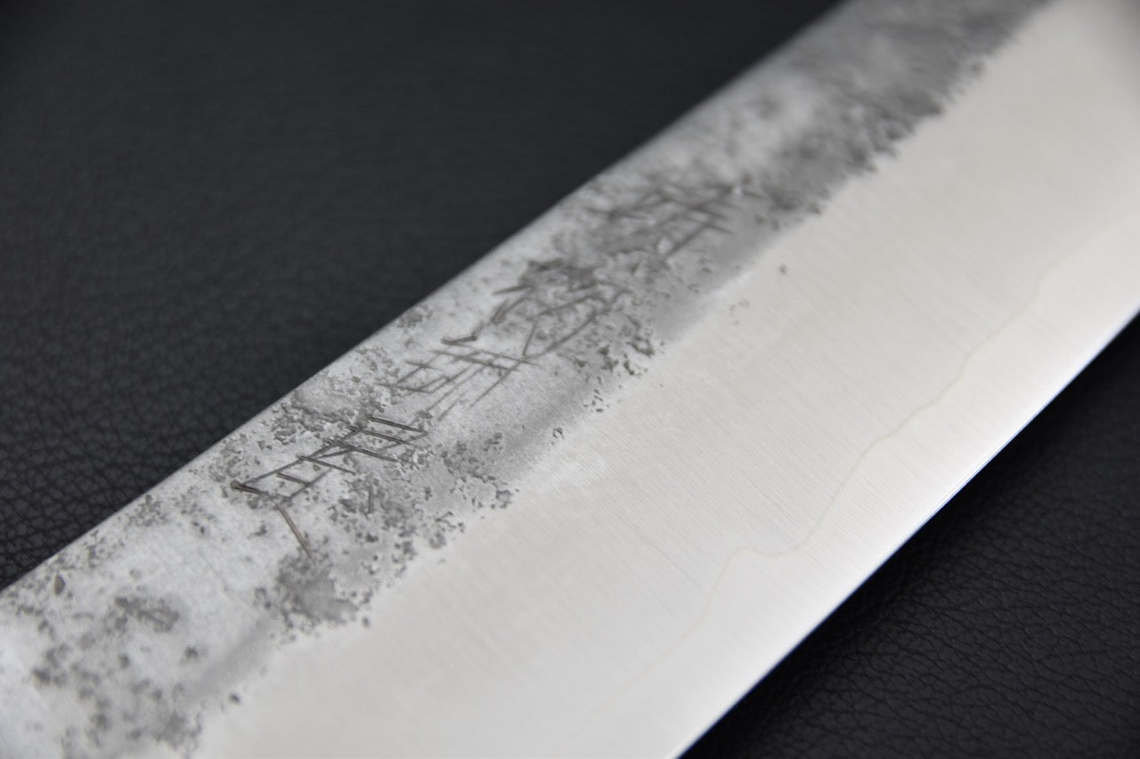 Hitohira Imojiya TH Ginsan Nashiji Gyuto 210mm Ebony