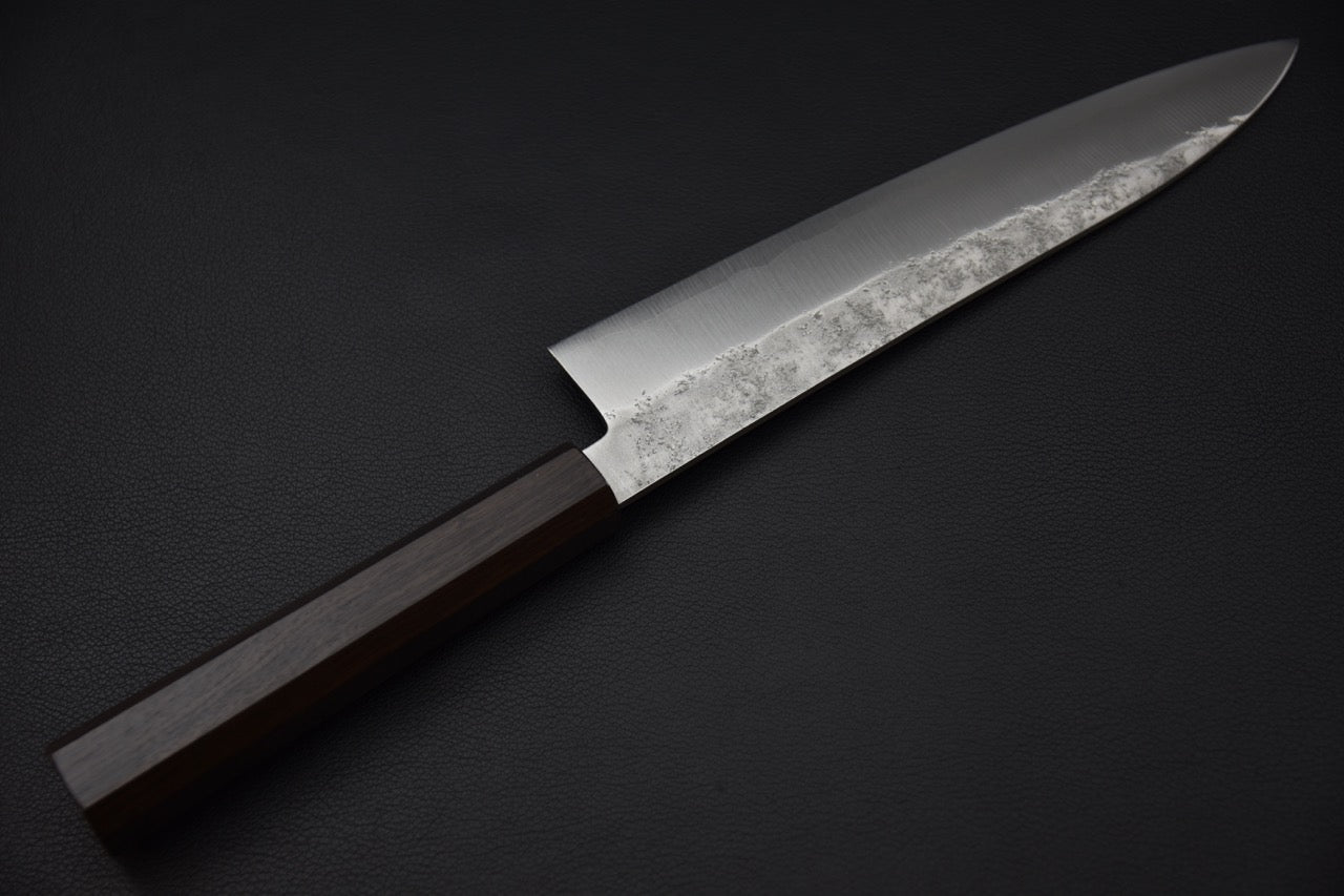 Hitohira Imojiya TH Ginsan Nashiji Gyuto 210mm Ebony