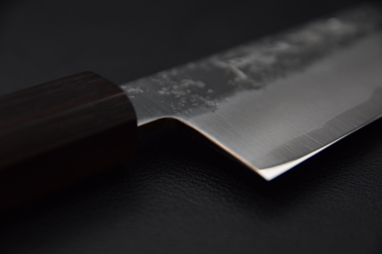 Hitohira Imojiya TH Ginsan Nashiji Gyuto 210mm Ebony