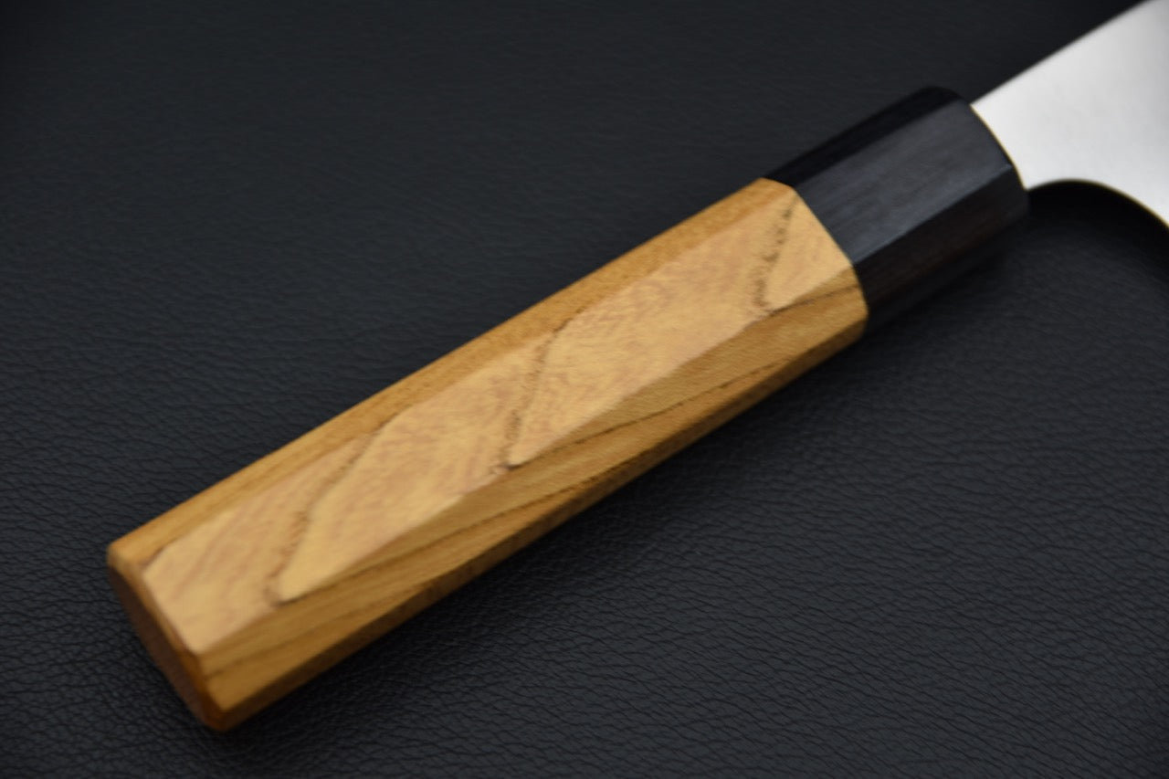 Hitohira Echizen SG2 Santoku 180mm Keyaki Zelkova