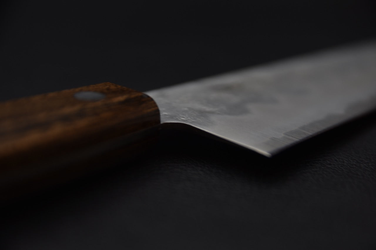 Hitohira Futana S3 Nashiji Santoku 165mm Pakka Brun