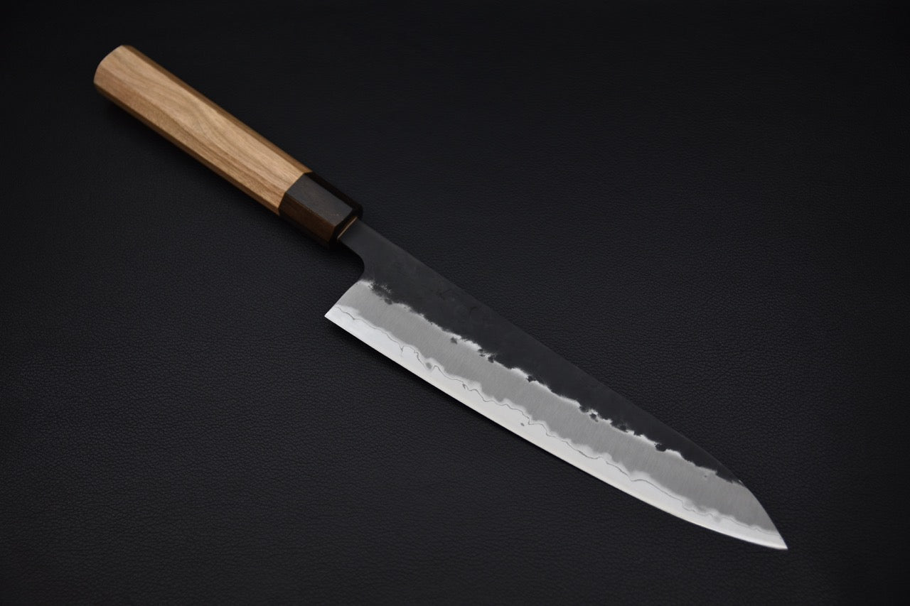 Hitohira Futana SB Kuro Nashiji Gyuto 210mm Cherry wood