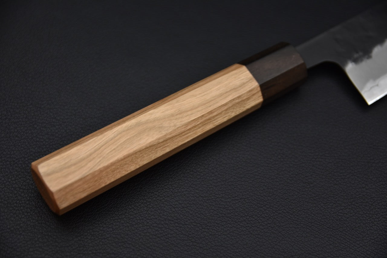 Hitohira Futana SB Kuro Nashiji Gyuto 210mm Cherry wood